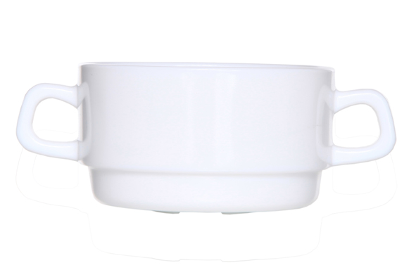 Arcoroc Blanc - Bol à soupe+anses 31cl